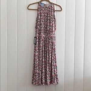 Prada pink dress with hearts